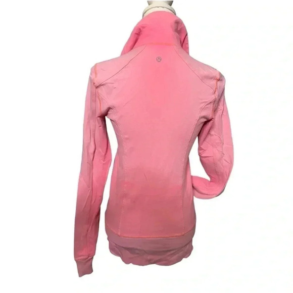 220 Lululemon Womens Pale Pink Nulu  Full Zip Track Jacket - Picture 2 of 5